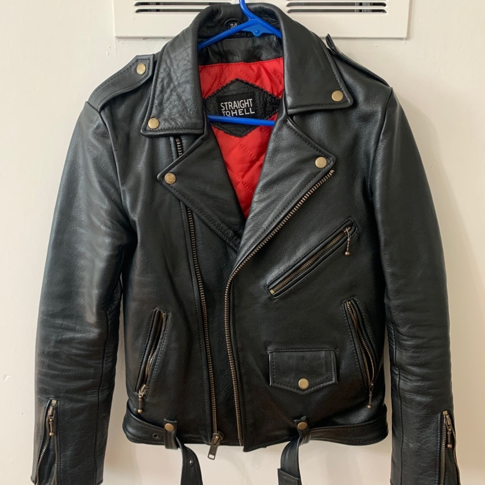 Straight To Hell - Commando Leather Jacket